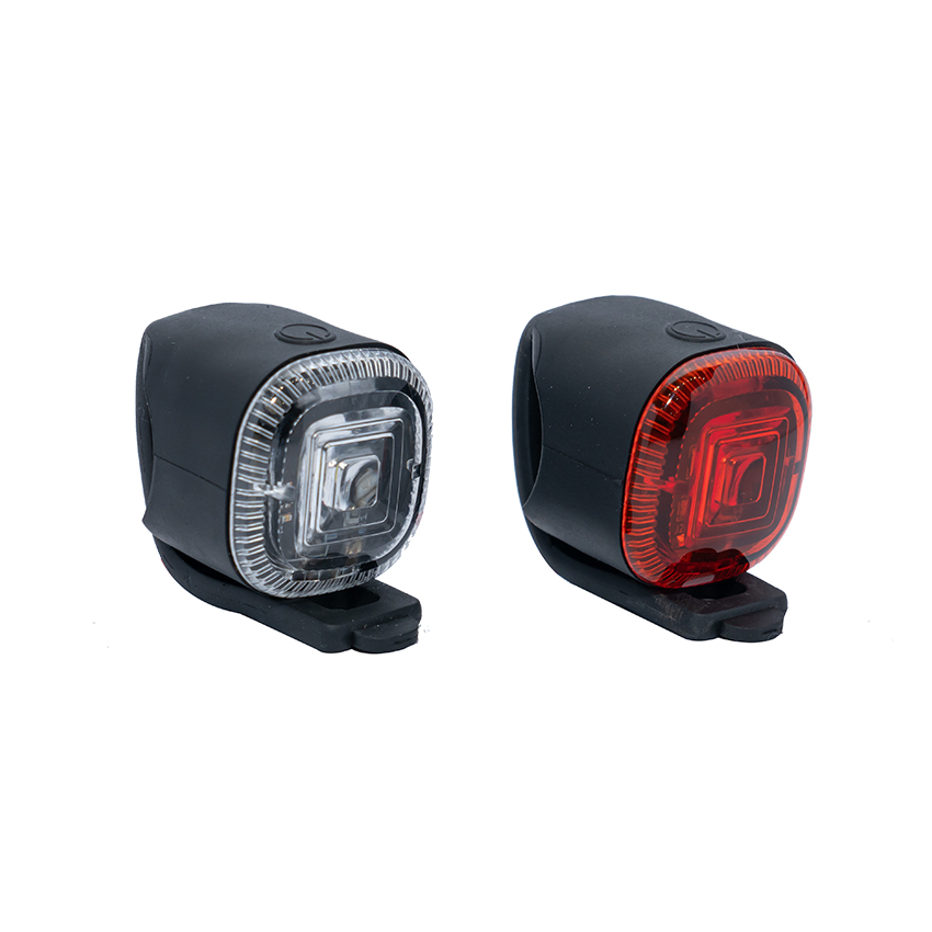 Bộ Đèn Trước Sau Xe Đạp Pin CR2032 20 & 10 Lumen RAPTOR RA77 Bicycle Light Combo